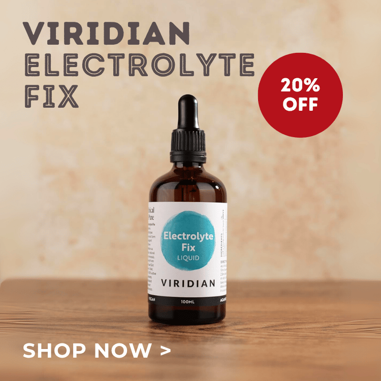 Viridian Electrolyte Fix 20% Off - Shop now.